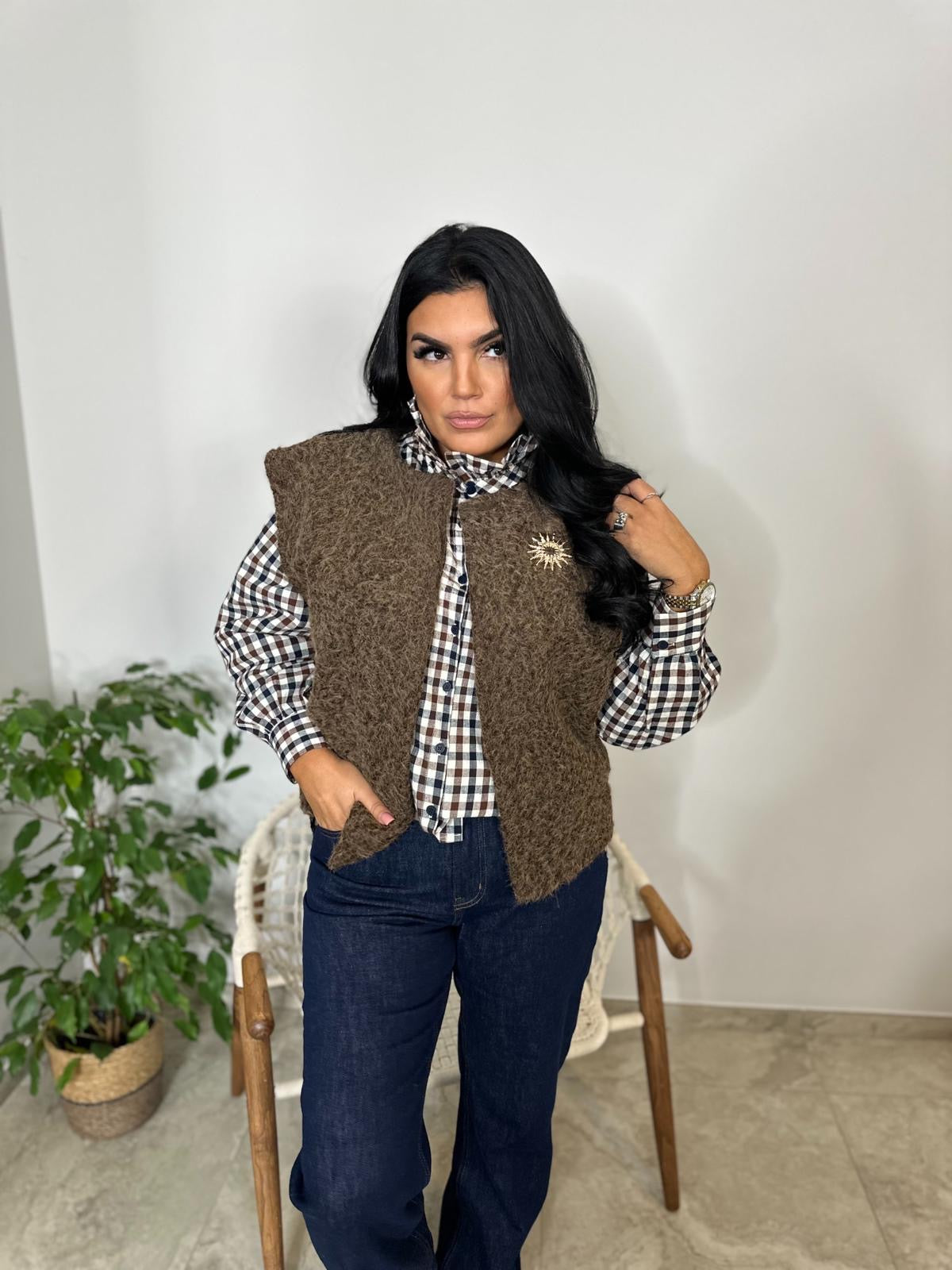 Chemise à Carreaux Clara