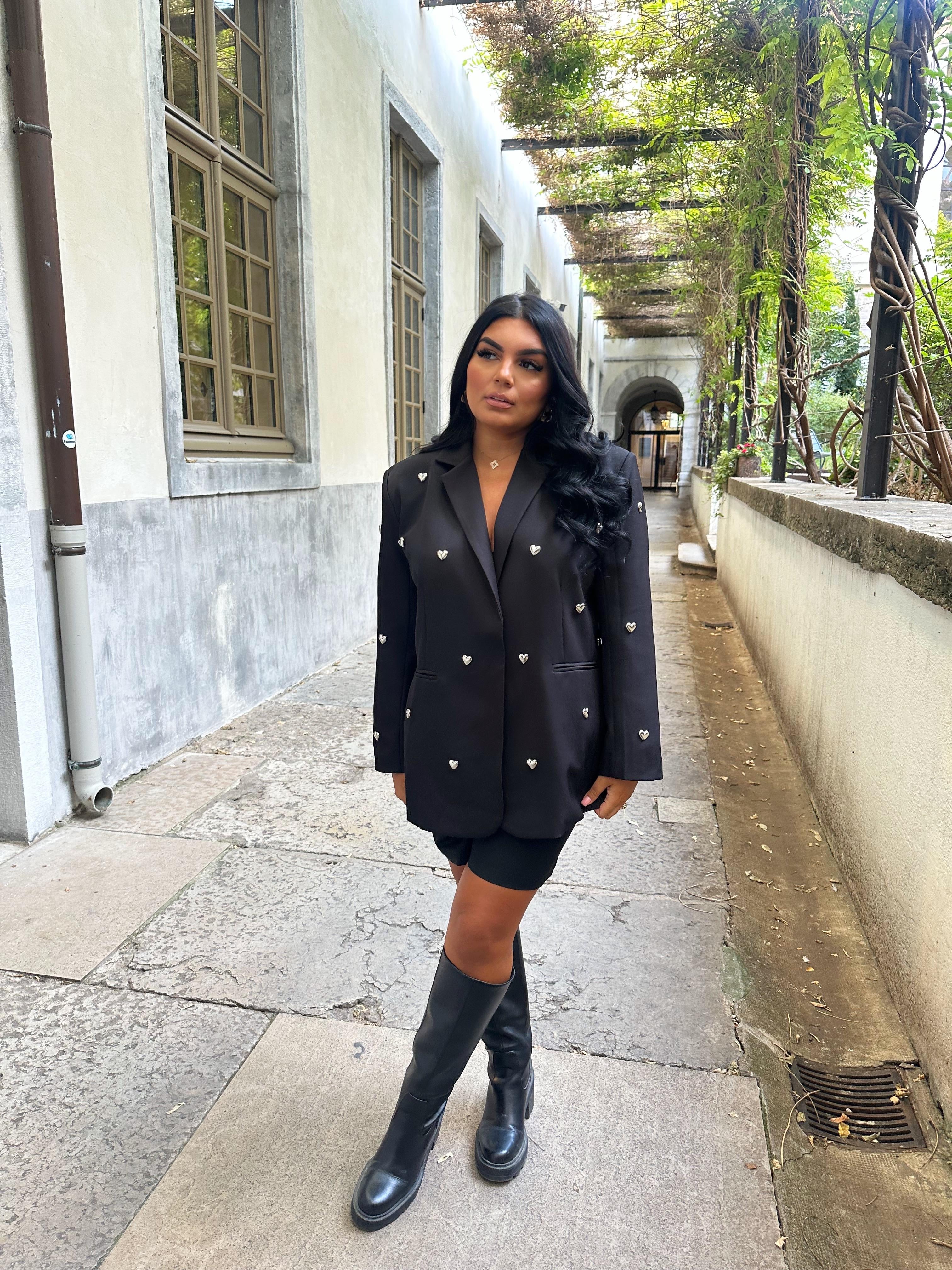 Blazer Cœur noir