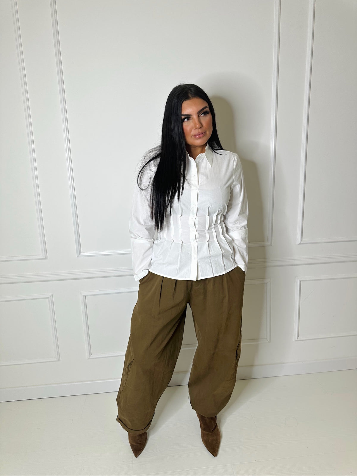 Chemise blanche cintrée