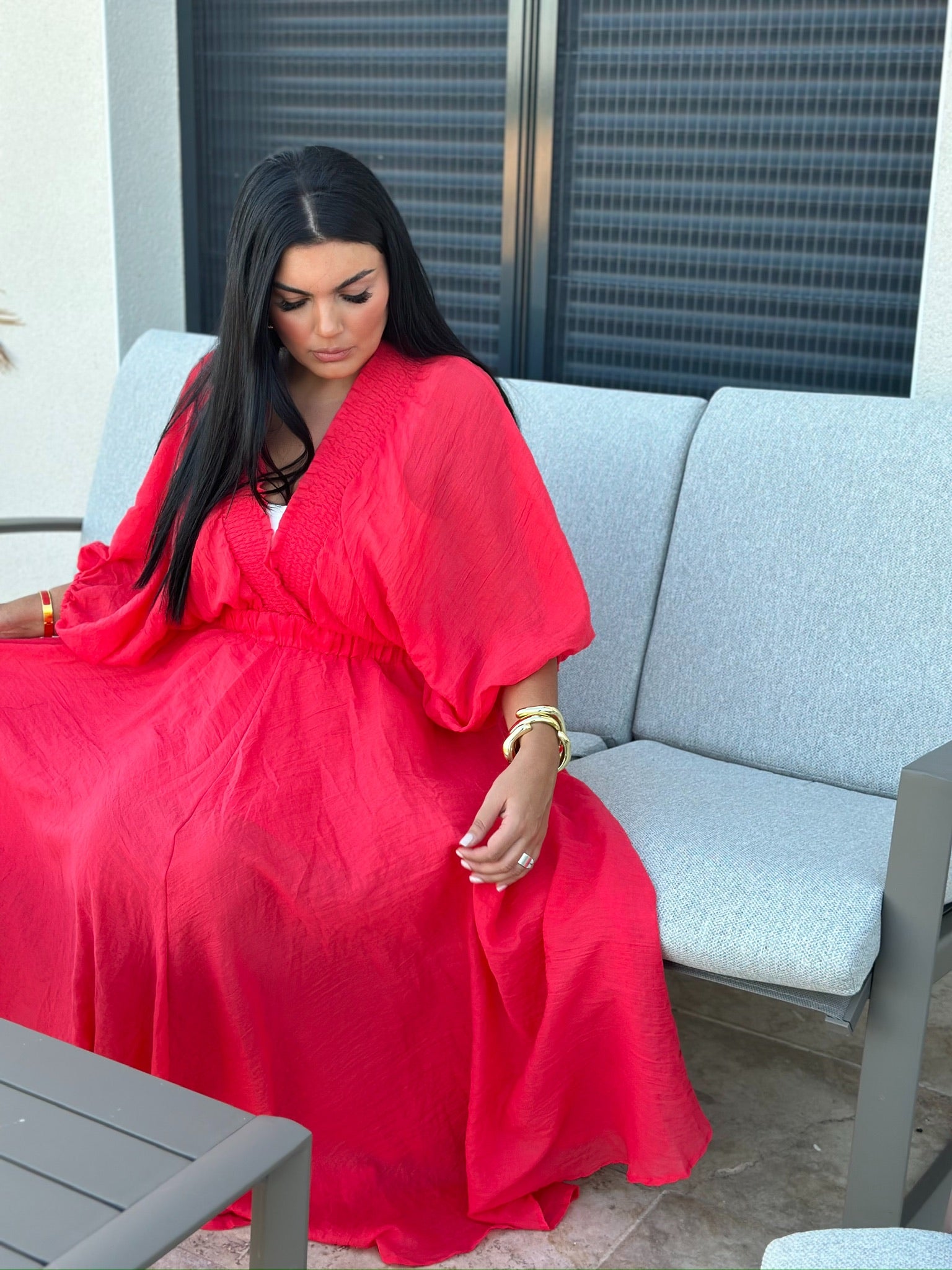 Robe Longue Voile de Coton – Élégance et Légèreté