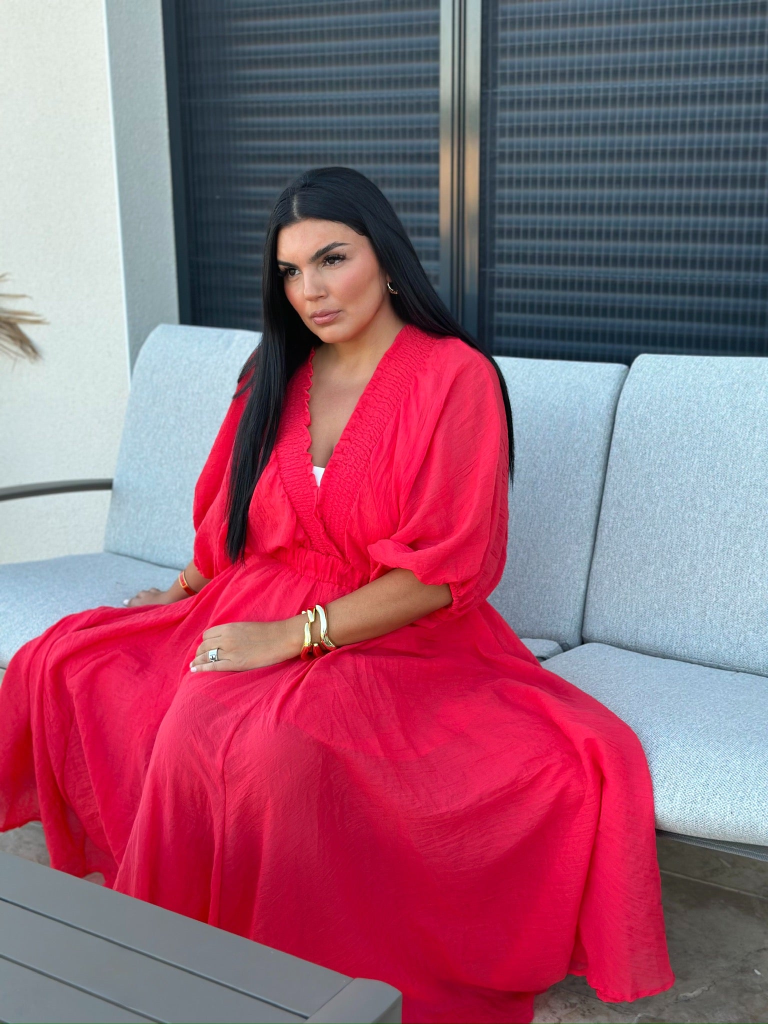 Robe Longue Voile de Coton – Élégance et Légèreté