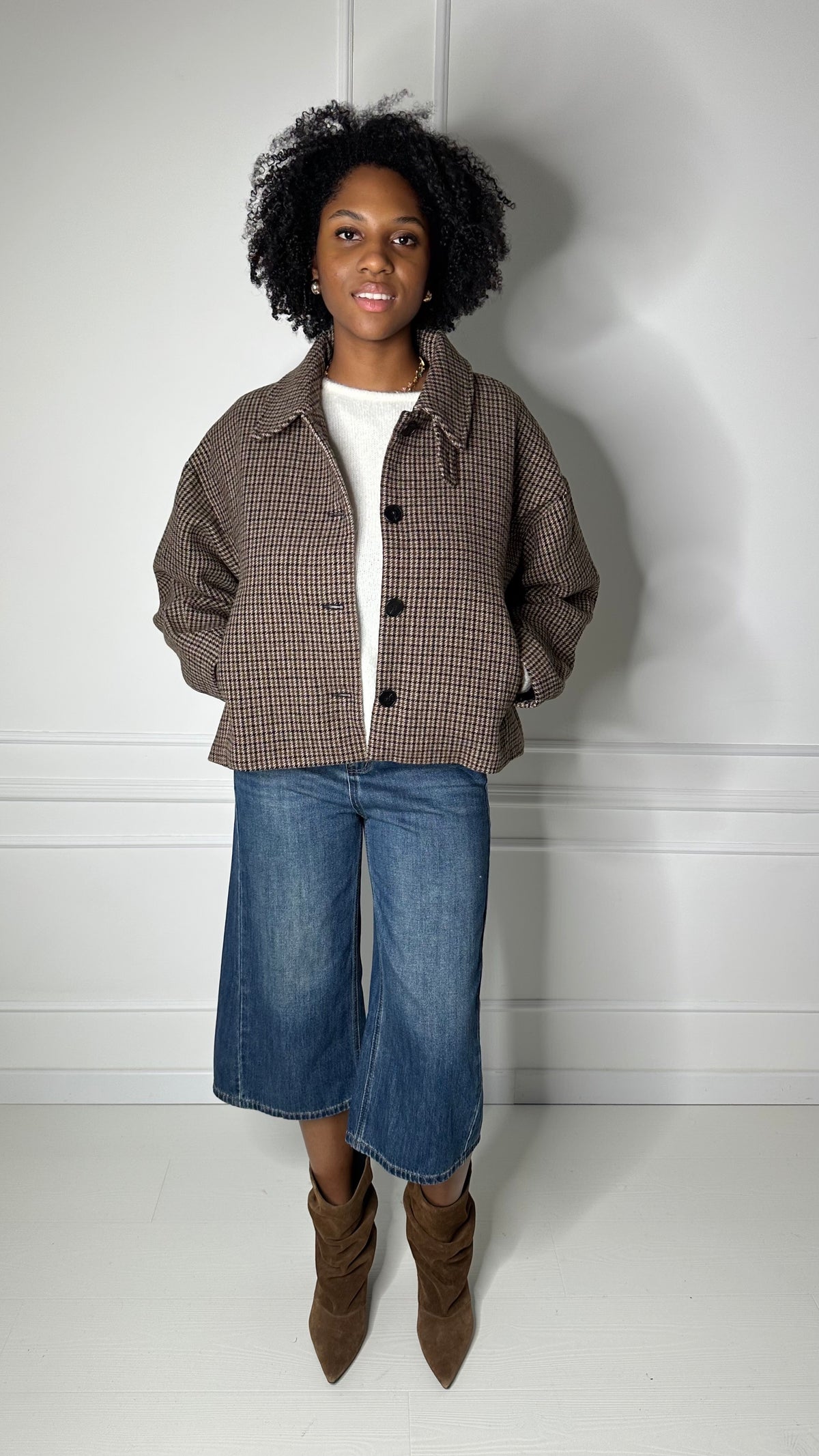 Manteau Pied de poule Arthur