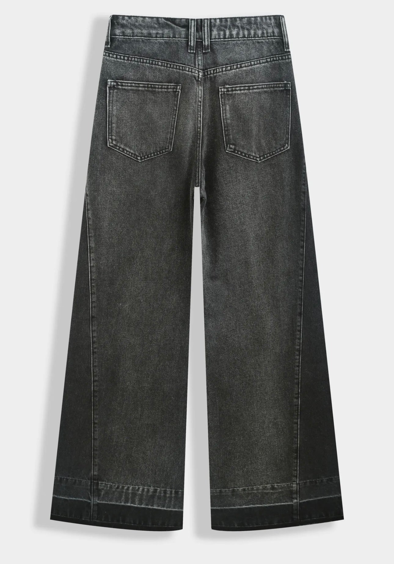 Jean Wide Leg Bicolore – Effet Patchwork