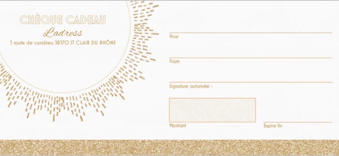 Carte Cadeau L'adress