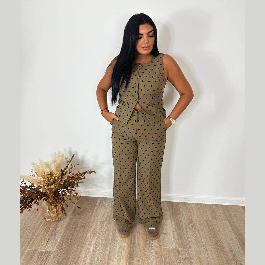 Pantalon à pois Lison