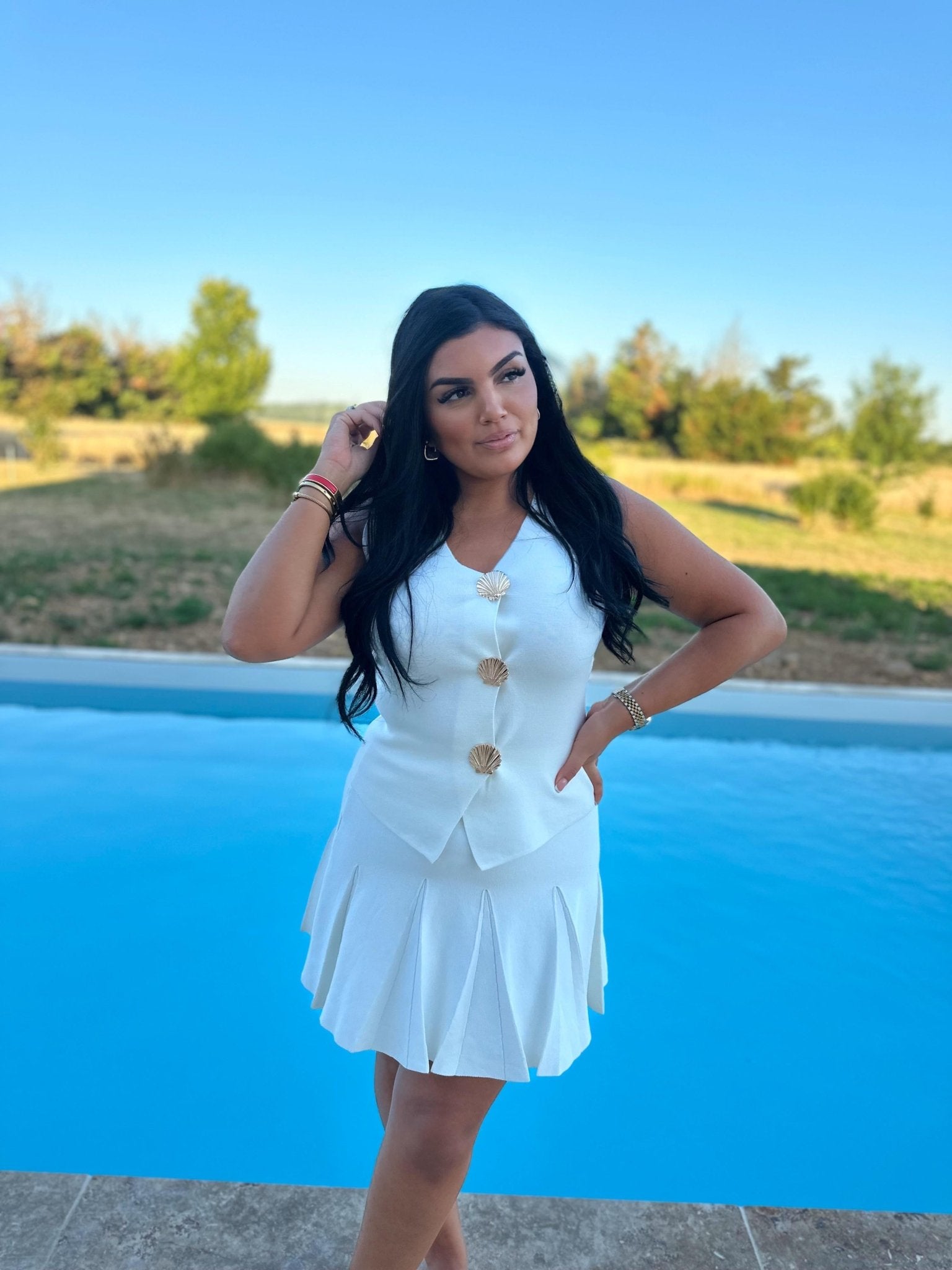 Ensemble Maille blanc