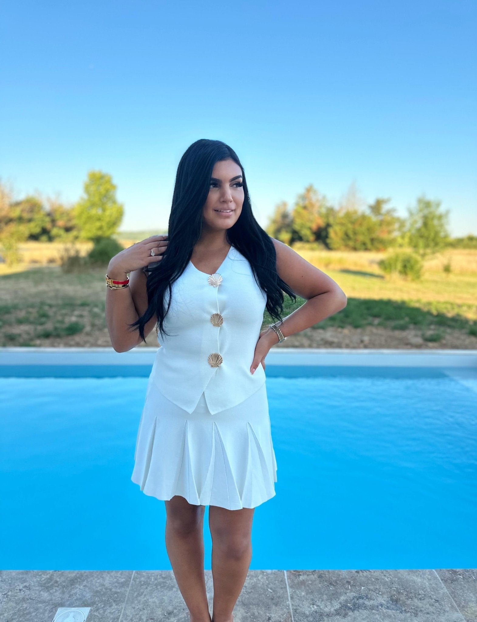 Ensemble Maille blanc