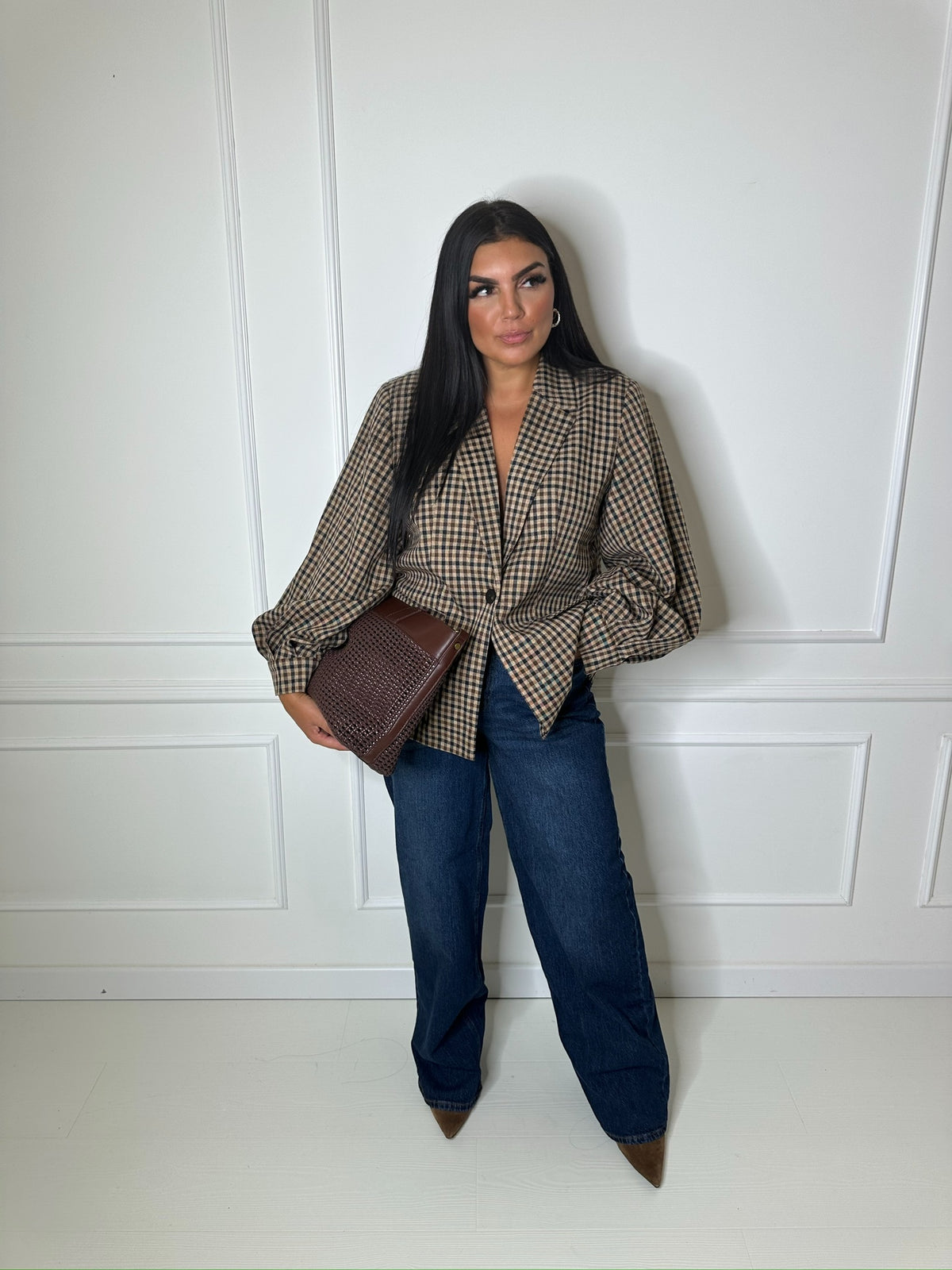 Blazer carreaux Vila