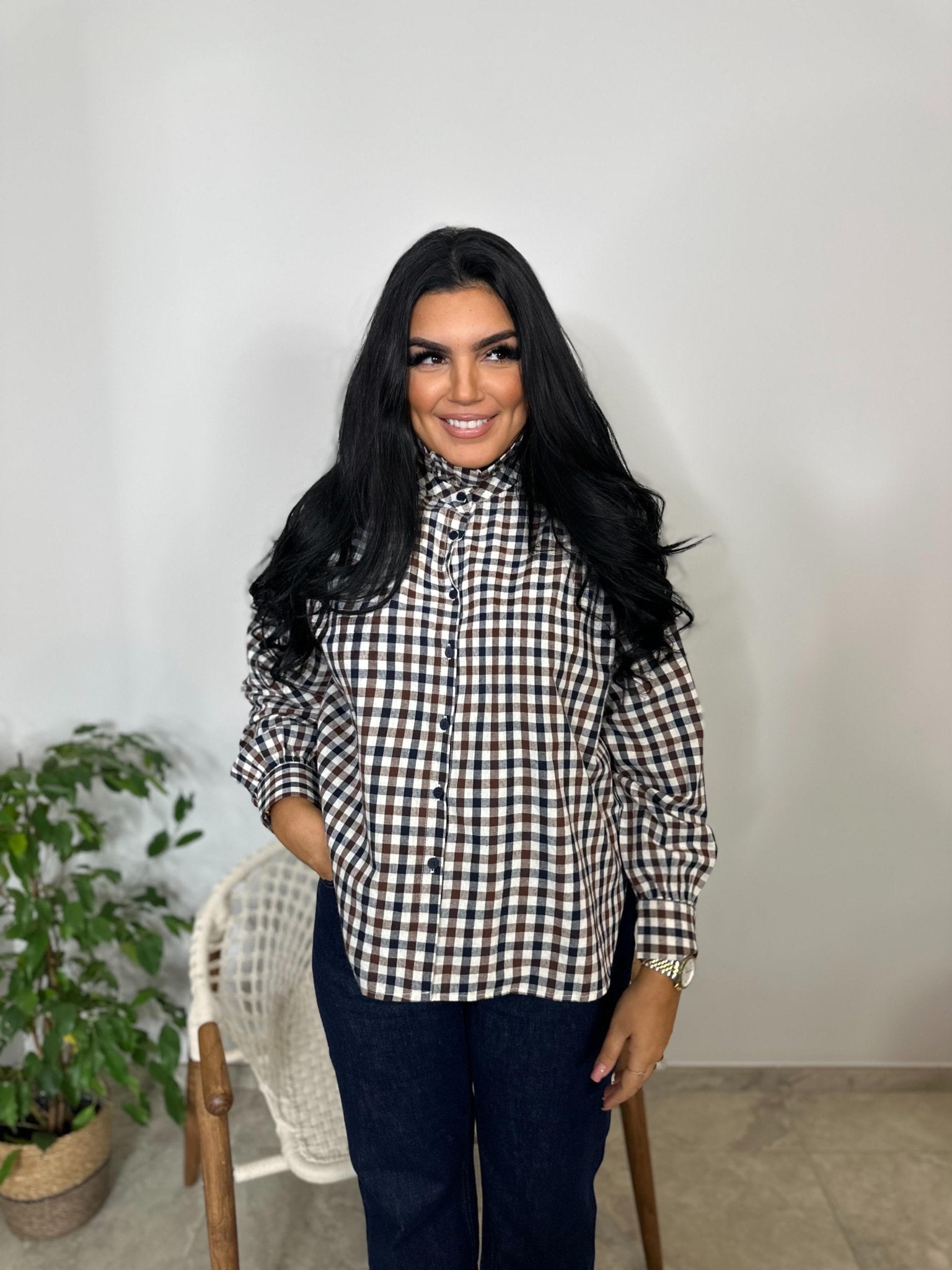 Chemise à Carreaux Clara