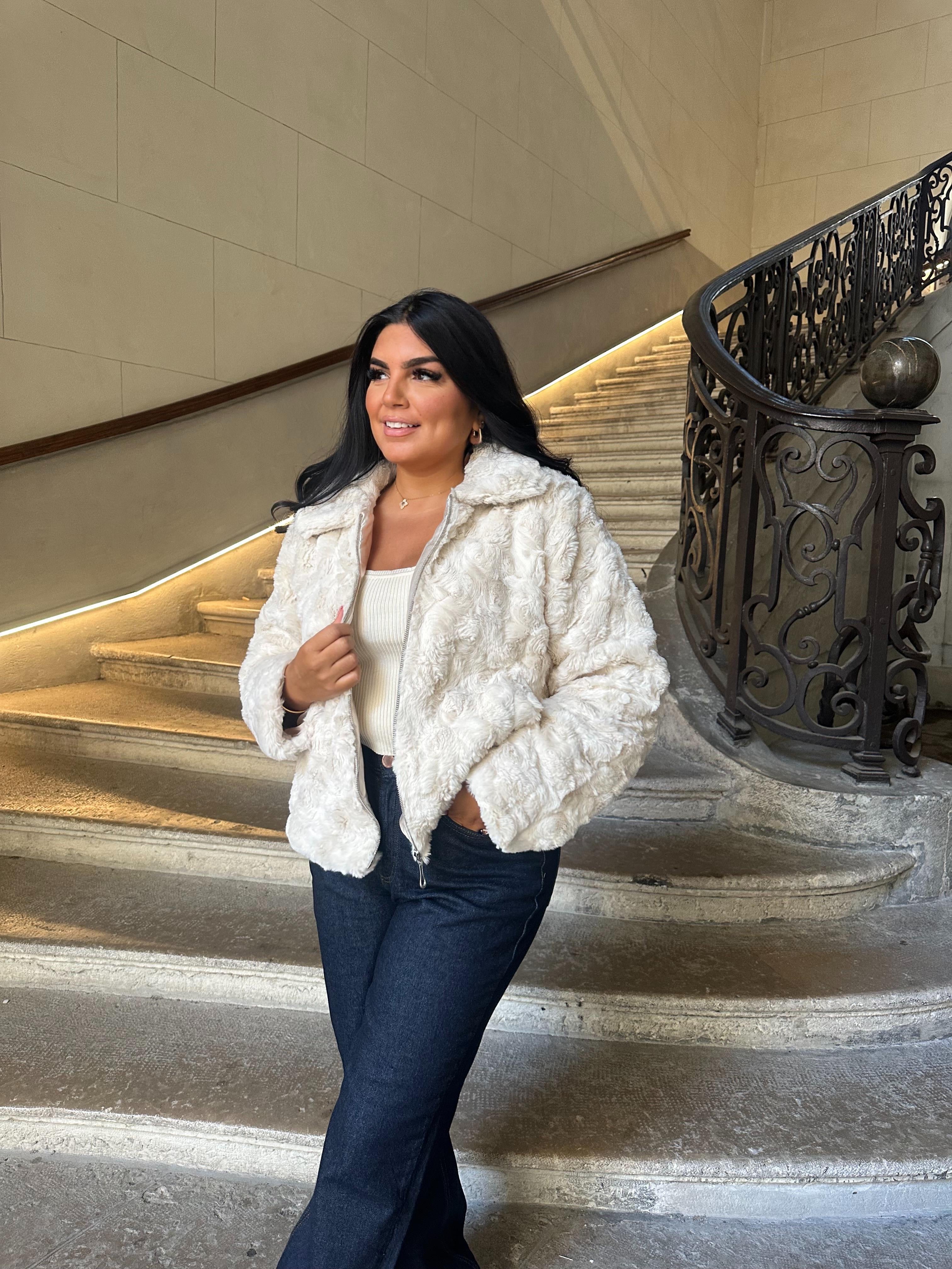 Veste Fourrure Vegan