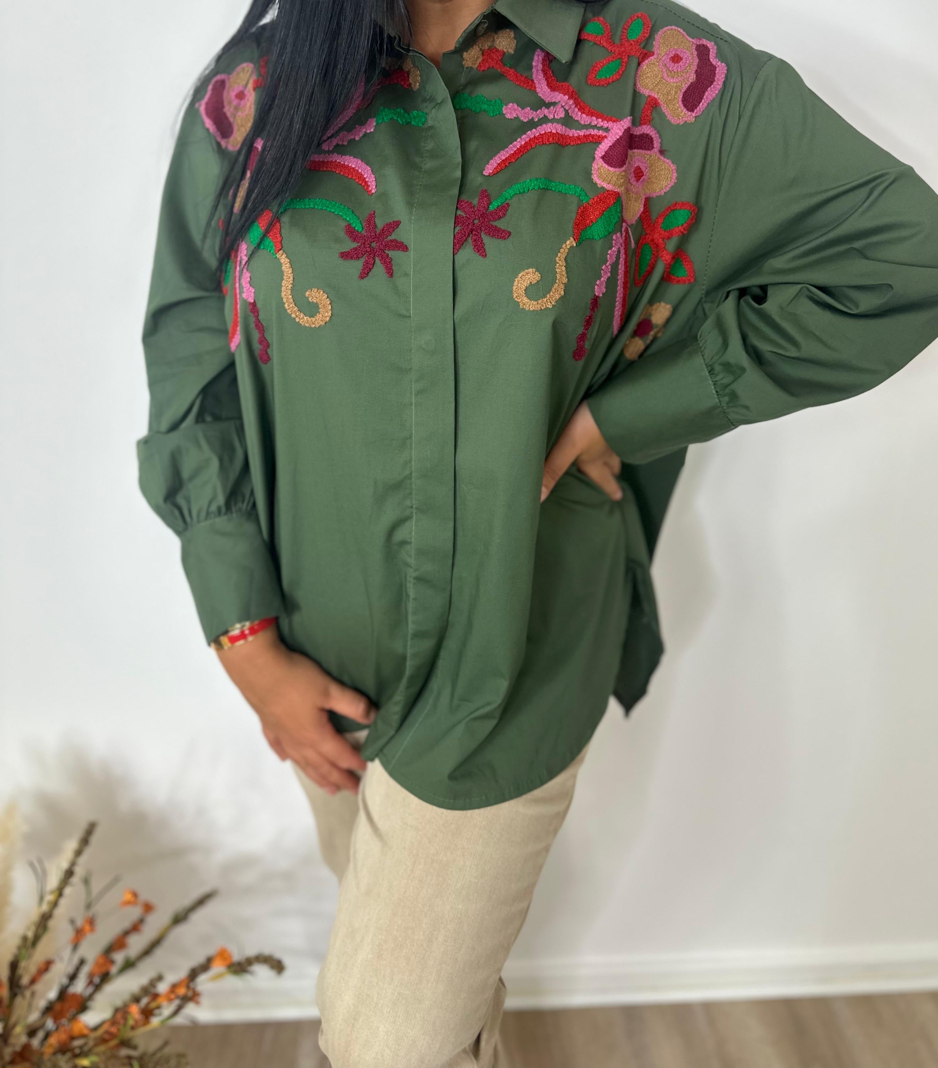 Chemise Brodée Solene