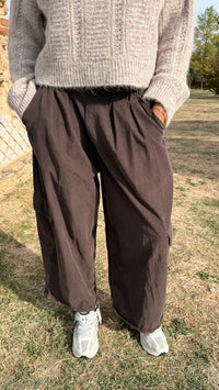 Pantalon velours marron