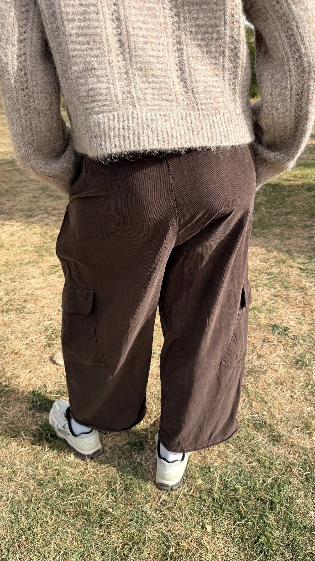 Pantalon velours marron