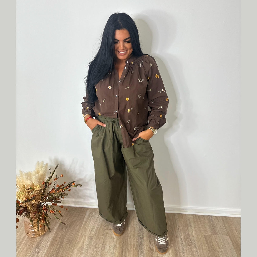 Pantalon  kaki 100% coton