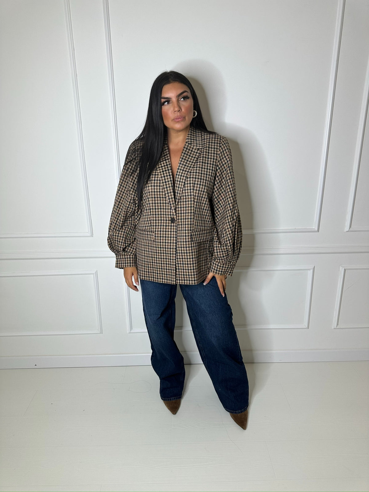 Blazer carreaux Vila