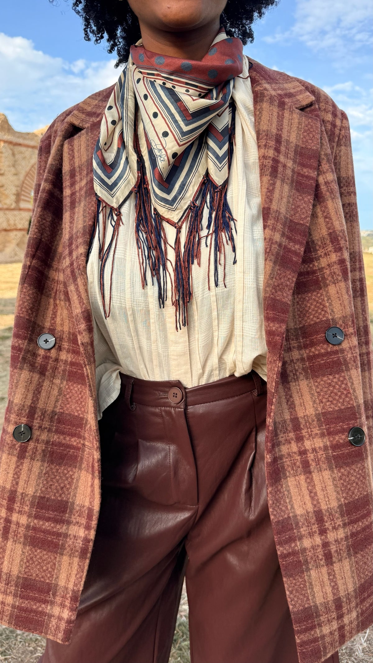 Manteau Vila  Bordeaux