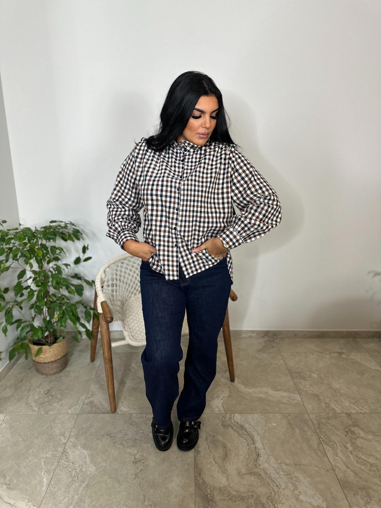 Chemise à Carreaux Clara