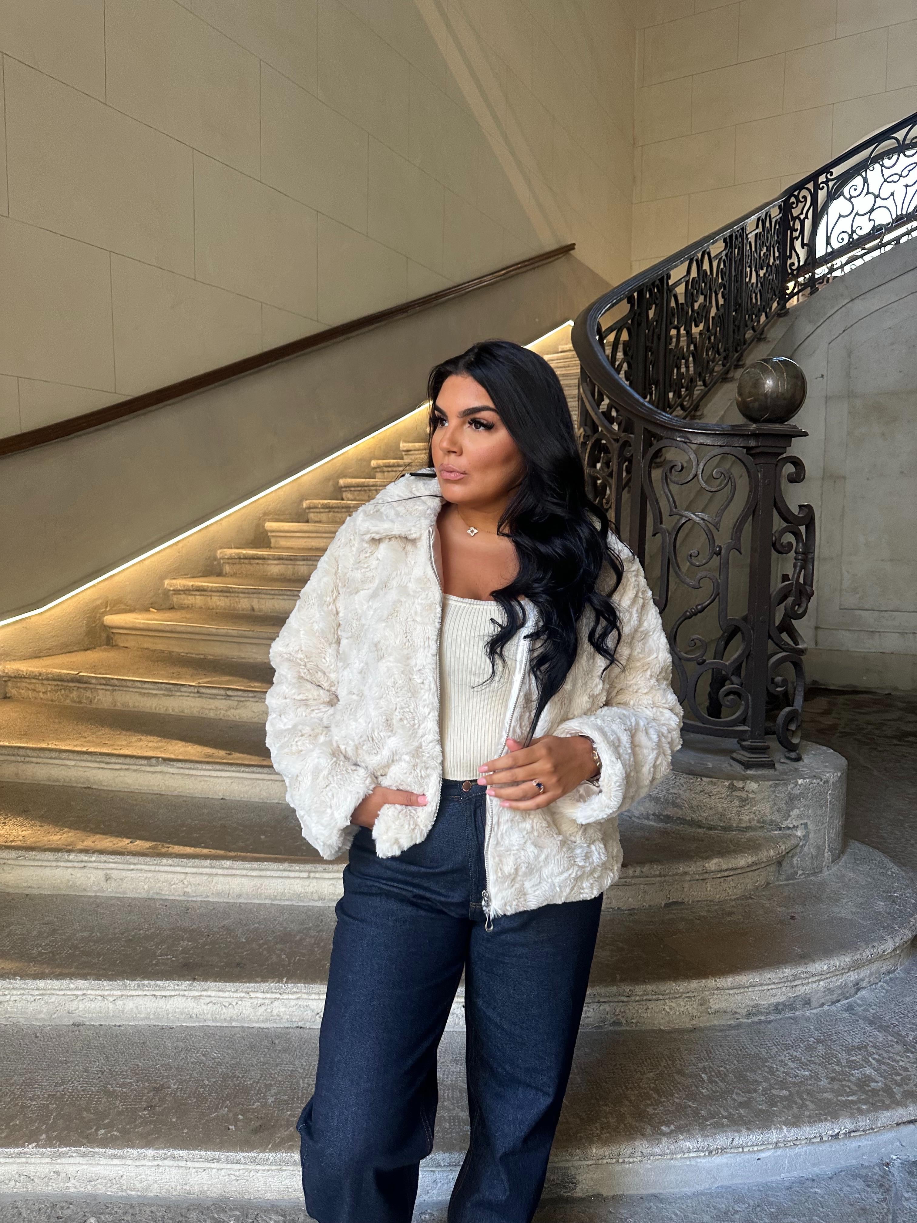 Veste Fourrure Vegan