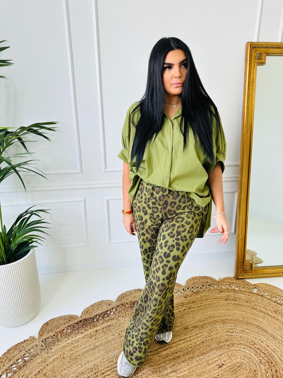 Chemise KAKI OVERSIZE
