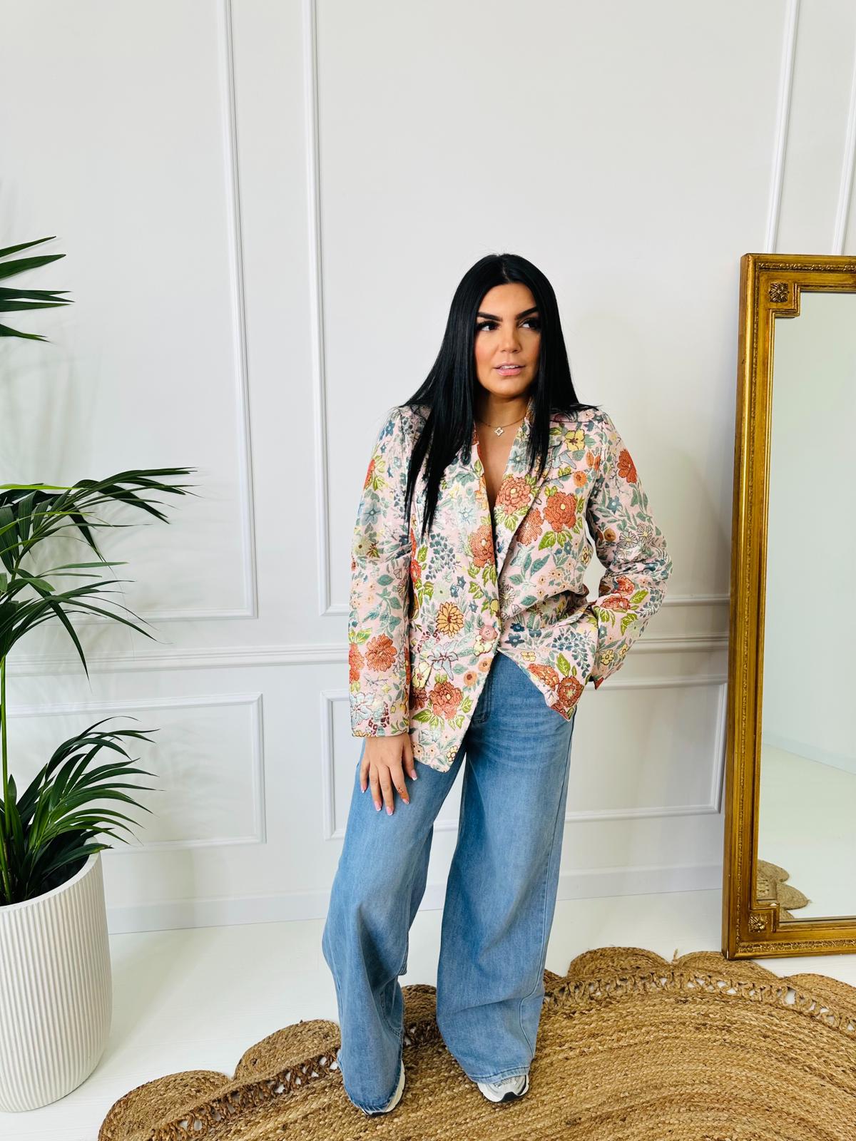 Blazer Fleuri